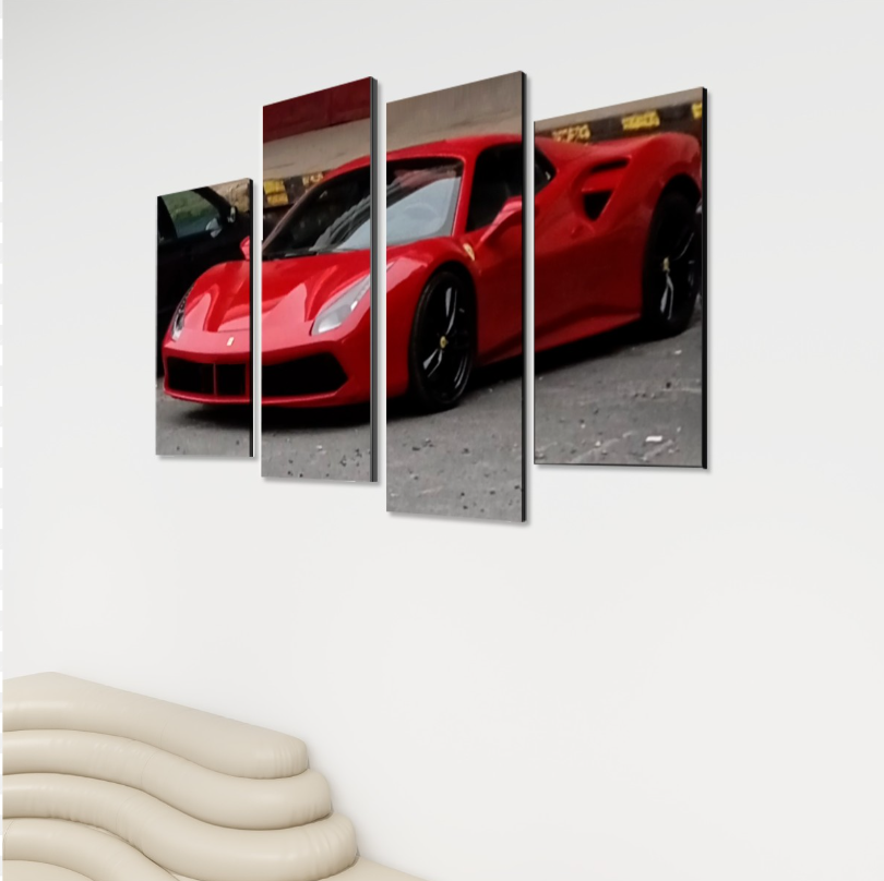 Ferrari parking Prague