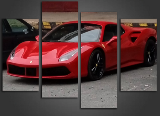 Ferrari parking Prague