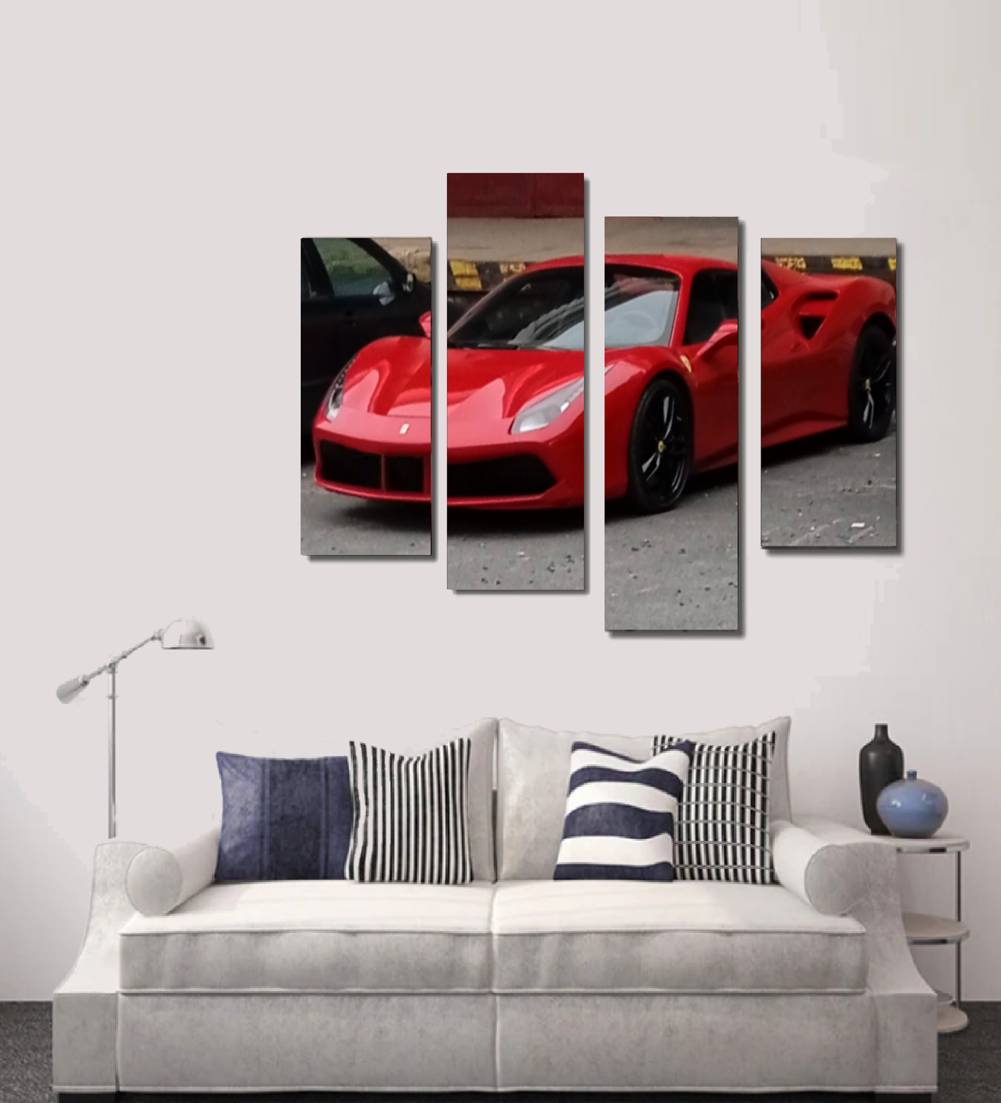 Ferrari parking Prague